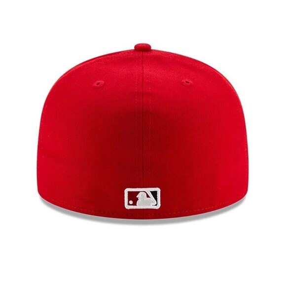 New Era 59Fifty Washington National MLB Hat 7 1/4 Red White Blue Low Profile Cap - Picture 4 of 12